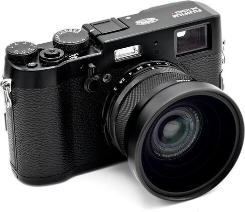 ARTRA LAB X100Pro WCL+ Marco عدسة تحويل واسعة 25 ملم متوافقة مع فوجي X100 أسود in Kuwait