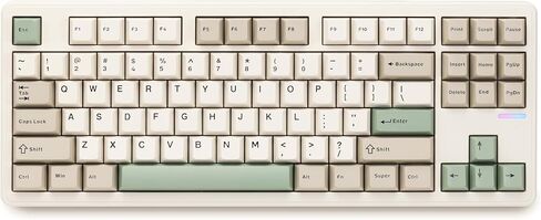Impact80 Tri-Mode Wireless Mechanical Keyboard,USB-C Wired, Hot-Swappable 87 Keys Gasket Mount, RGB Light Bar, 8000mAh Battery, QMK/VIA Compatible RS8 Keyboard for Windows/Mac (Ultra Black) in Saudi Arabia