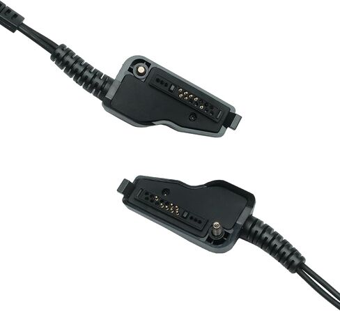 Acoustic Tube Headset Earpiece with Mic PTT Compatible with Kenwood NX-200 TK-3180 TK-2180 NX-210 NX-300 NX-3200 NX-3300 NX-5200 NX-5300 NX-5400 Walkie Talkie Two Way Radio 2Pack in Saudi Arabia