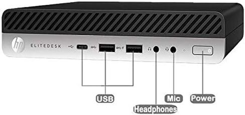 HP 4CB31UT#ABA Desktop Computer - EliteDesk 800 G4 Core i5 i5 8500T 8 GB RAM 1 TB HDD Mini Windows 11 Pro 64 bit Intel UHD Graphics 630 English Keyboard Wireless LAN (Renewed) in Saudi Arabia