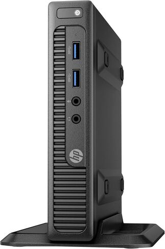 كمبيوتر مكتبي صغير HP 260 G2: Intel Core i5-6200U، محرك أقراص ثابتة سعة 500 جيجابايت، ذاكرة DDR4 سعة 4 جيجابايت، واي فاي + بلوتوث، 2.3 رطل، نظام التشغيل Windows 11 Professional - أسود (متجدد) in Kuwait