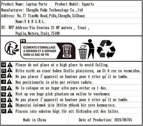 Generic سماعات داخلية مدمجة للكمبيوتر المحمول HP Envy 15-aq000 x360 15-aq100 x360 15-aq200 x360 in Kuwait