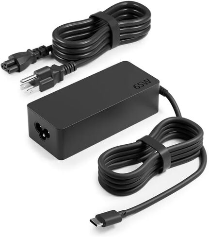 شاحن كمبيوتر محمول USB C بقدرة 65 وات 45 وات متوافق مع Lenovo Chromebook/Thinkpad/Yoga ADLX65YDC2A شاحن كمبيوتر USB من النوع C محول طاقة تيار متردد in Kuwait