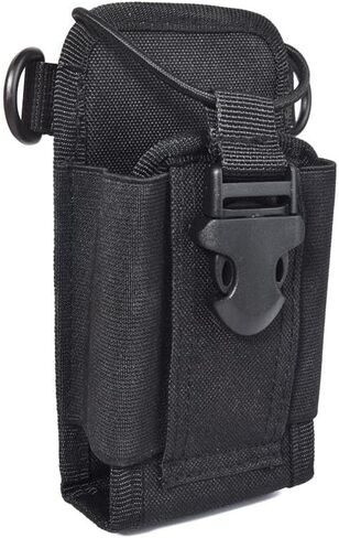 Universal Tactical Radio Molle Pouch with Hook, Compatible with Motorola BaoFeng Kenwood Retevis Yaesu Icom Two-Way Radios, Adjustable Belt/Shoulder Strap Clip for Secure Carry in Saudi Arabia