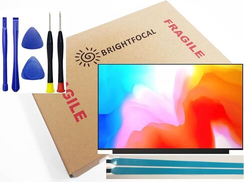 BRIGHTFOCAL New LCD Screen Replacement for NT156WHM-N44 NT156WHM-N34 NT156WHM-N49 NT156WHM-N40 15.6 HD Matte 1366 x 768 Slim LCD LED Display with Tape and Tool in Saudi Arabia