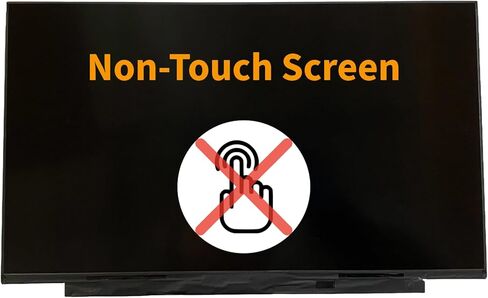 شاشة بديلة للكمبيوتر المحمول LCD تعمل باللمس مقاس 16.1 بوصة FHD 60 هرتز غير تعمل باللمس - متوافقة مع أرقام أجزاء HP OEM (M02080-001) in Kuwait