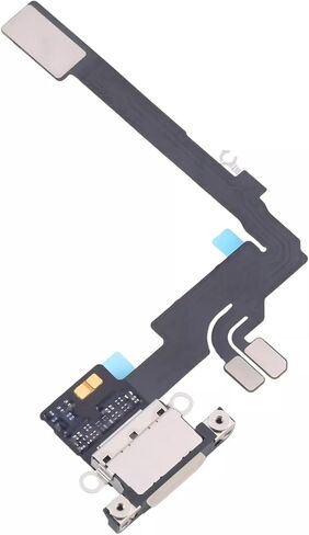 Charging Port Board Dock Connector Socket Module Flex Replacement Compatible with iPhone 16 Pro (Black) in Saudi Arabia