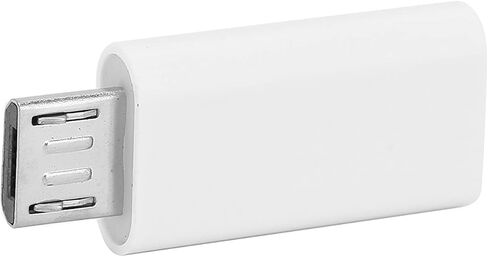 محول SUNGOOYUE أنثى إلى Micro USB ذكر من النوع C، مادة ABS، 25.8 × 11.5 × 5.1 مم، موصل نقل شحن سريع مع حماية متعددة، تصميم التوصيل والتشغيل (أبيض) in Kuwait