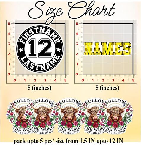 Follow The Word Not The Herd Sticker Bible Verse Western Christian Cowgirl Highland Cow Decal Waterproof Die Cut Vinyl & Transparent DTF Decal for Laptop Helmet Car Cup Phone Tablet for Male Female in Saudi Arabia