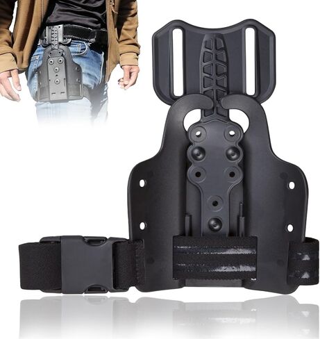 محول Drop Flex مع ملحق منصة إسقاط الساق، وغطاء ساق بحزام واحد لحافظات الأسلحة ومجموعة نظام القفل السريع Qls in Kuwait