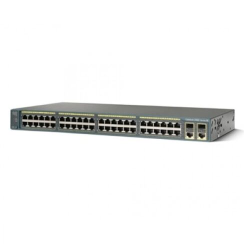 Cisco WS-C2960-48PST-S Catalyst 2960 48 10/100 Poe + 2 1000bt +2 Sfp LAN Lite Image (متجددة) in Kuwait