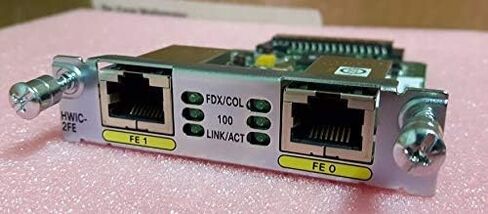 Cisco HWIC-2FE= HWIC 2 Port 10 بسرعة 100 ميجا بت في الثانية موجه (متجدد) in Kuwait