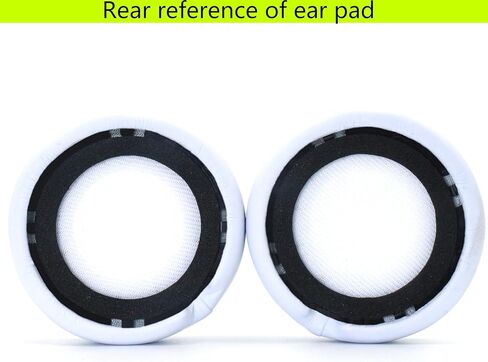 وسائد أذن بديلة متوافقة مع سماعات Beats Mixr On-Ear، وسادات أذن فاخرة مطورة، وغطاء سماعة الرأس، وملحقات إصلاح وسادات الأذن - أبيض in Kuwait