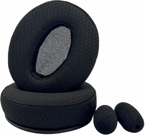 Ear Pads Replacement Cushions Cups Covers Pillow Headphone Repair Parts with Mic Foam Compatible with Microsoft Lifechat LX-3000 LX 3000 Headset (Fabric in Saudi Arabia