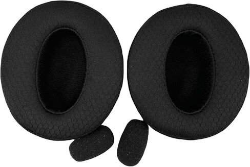 Ear Pads Replacement Cushions Cups Covers Pillow Headphone Repair Parts with Mic Foam Compatible with Microsoft Lifechat LX-3000 LX 3000 Headset (Fabric in Saudi Arabia