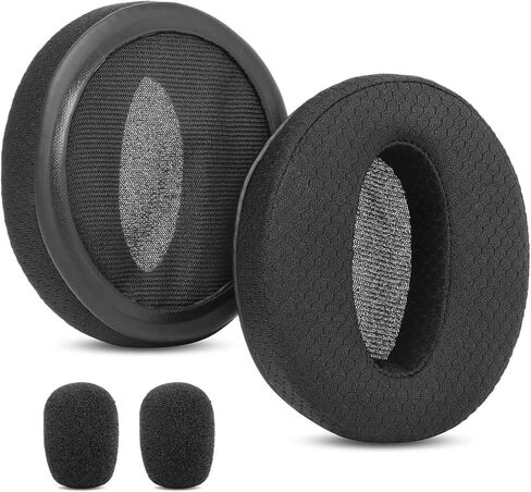 Ear Pads Replacement Cushions Cups Covers Pillow Headphone Repair Parts with Mic Foam Compatible with Microsoft Lifechat LX-3000 LX 3000 Headset (Fabric in Saudi Arabia