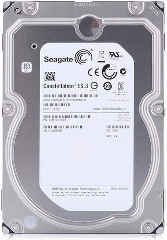 محرك الأقراص الصلبة Seagate ST1000NM0033 سعة 1 تيرابايت SATA 7200 دورة في الدقيقة (متجدد) in Kuwait