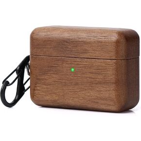 Unique Wood Grain AirPods Case – Handcrafted Wooden Earphone Protector Compatible with AirPods (Walnut Wood, Airpod pro 3rd Generation) in Saudi Arabia