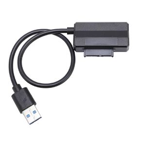 Denash Serial ATA to USB CD ROM Adapter Cable, SATA to USB A Cable, 3Gbps USB3.0 to Sata Cable Support UASP, External Hard Drive SATA I II III Connector in Kuwait