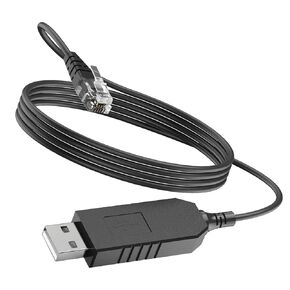كابل USB إلى RJ11 لـ Uniden R8، R7، R4w، R8w، R4، R3، DFR9، إلخ. - لسلك طاقة كاشف الرادار Uniden 3.3FT in Kuwait
