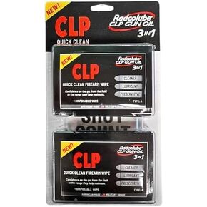Radcolube - 3-in-1 CLP Gun Cleaning Oil Wipes, On-The-Go Gun Oil Wipes Lubricates, Preserves & Cleans All Firearms, Military-Grade CLP Gun Cleaner, Revolutionary Quick Clean Gun CLP Wipes in Saudi Arabia