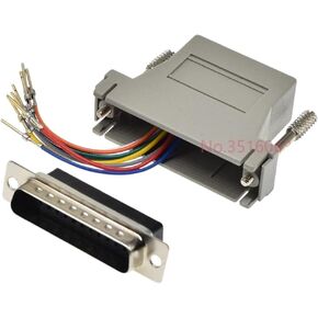 1 قطعة DB25 25Pin ذكر أنثى C0innector إلى RJ45 مودم محول D-Sub RS232 محول متوافق محول جديد 2026 عالي لمكونات إلكترونية موثوقة ودقة وأداء مستقر in Kuwait