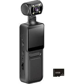 4K Sports Wearable Camera 180 Degree Travel Bike Driver Recorder Pocket for Motorcycle Sports Body in Kuwait