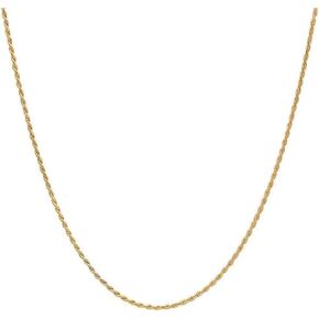 قلادة سلسلة من الذهب الأصفر عيار 14 قيراط للرجال والنساء، مشبك مخلب جراد البحر، هدية مجوهرات in Kuwait