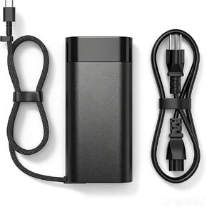 شاحن USB C 100 واط متوافق مع HP EliteBook 865 860 1040 x360 G10 G11 16، 8 G1i/X Flip G1i/8 G1a/X G1a /8 G1i Flip/6 G1a، ZBook Firefly G11 14 16، Pavilion Plus 14، Spectre 16 x360 Power Supply in Kuwait