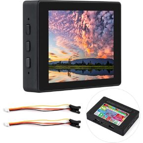 Waveshare ESP32-S3 لوحة تطوير شاشة AMOLED تعمل باللمس مقاس 2.41 بوصة، 600 × 450، معالج ثنائي النواة 32 بت LX7، مقياس تسارع مدمج ومستشعر جيروسكوب، ESP32 مع شاشة عرض، مع حافظة in Kuwait