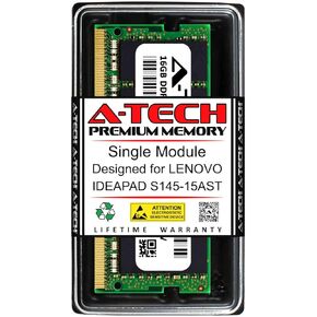 A-Tech 16GB RAM for Lenovo IDEAPAD S145-15AST | DDR4 2400MHz SODIMM PC4-19200 260-Pin Non-ECC Memory Upgrade Module in Kuwait