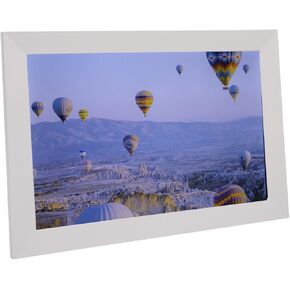 10inch Digital Picture Frame, HD 1280x800 Slideshow Digital Photo Frame, Photos Videos Smart Photo Frame with 16GB Memory, Auto Rotate, Share Photos via App (White) in Saudi Arabia