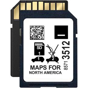 بطاقة SD للملاحة 85713512 لمركبات جنرال موتورز، متوافقة مع تحديد 2019-2024 Chevy/GMC/Cadillac/Buick، الولايات المتحدة الأمريكية كندا المكسيك خريطة GPS in Kuwait