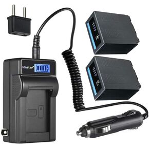 بطارية Kastar CGR-D54Pro وشاحن تيار متردد LCD متوافق مع باناسونيك CGR-D54Pro، CGP-D54 CGP-D54S، بطارية VW-VBD29 VW-VBD55، شاحن باناسونيك DE-A20 DE-A88C، VSK0581، AG-B23 AG-B23P in Saudi Arabia