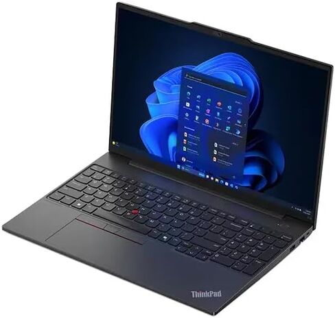 لاب توب لينوفو ثينك باد E16 الجيل 2 - رايزن 7 7735U، ذاكرة الوصول العشوائي 16 جيجا، 1 تيرابايت اس اس دي، راديون 680M، ويندوز 11 برو، 16 بوصة WUXGA، IPS، لمس، أسود جرافيت (21M5001EUS) in Saudi Arabia