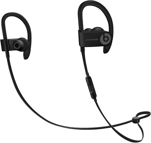 سماعات اذن لاسلكية مع ميكروفون من بيتس باي دكتور دري، Powerbeats3 ML8V2LL/A - اسود (متجددة) in Saudi Arabia