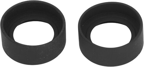 Acouto 2 Pcs Rubber Microscope Eyepiece Eyeshields Flat Angle for 40-42mm Interfaces, Comfortable Clear in Saudi Arabia
