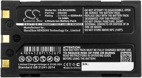 VI VINTRONS Battery Replacement Compatible for RIDGID 37888, 40798, CA-100, CA-300, Micro CA25, in Saudi Arabia