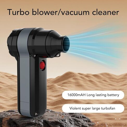 Pomya Electric Air Duster, 90000RPM Cordless Air Blower with USB Charging and Power Bank Function, for PC Car Outdoor Indoor Cleaning in Saudi Arabia
