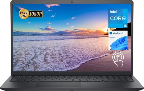 كمبيوتر محمول للأعمال Dell Inspiron 15 3535 بشاشة تعمل باللمس - معالج AMD Ryzen 7 7730U (8 كور)، ذاكرة الوصول العشوائي 16 جيجابايت، 1 تيرابايت SSD، شاشة 15.6 بوصة مضادة للتوهج FHD، لوحة مفاتيح رقمية، كاميرا ويب، Windows 11 Pro in Kuwait