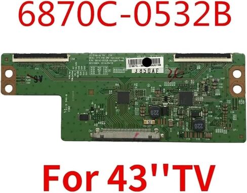 for 6870C-0532B for 43'' 49'' 55'' TV Tcon 6870C Board TV Board Placa Tv for Card 6870C 0532B(Board with Cables) in Saudi Arabia