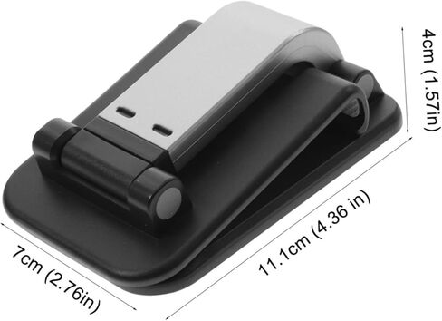 Adjustable Folding Smartphone Stand with Smooth Edges Compatible Cellphone and Tablet Holder Rack for Desktop Use Portable Compact Design for Office Bedroom Study in Kuwait
