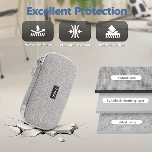 Hard Travel Mouse Case Compitable with Logitech G PRO X Superlight, GPX2, G305, G502, G703, MX Master 3S/3, M720, MX Anywhere 2S/3/3S, Fits Wired Wireless Gaming & Productivity Mice (Grey) in Saudi Arabia