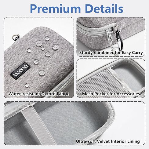 Hard Travel Mouse Case Compitable with Logitech G PRO X Superlight, GPX2, G305, G502, G703, MX Master 3S/3, M720, MX Anywhere 2S/3/3S, Fits Wired Wireless Gaming & Productivity Mice (Grey) in Saudi Arabia
