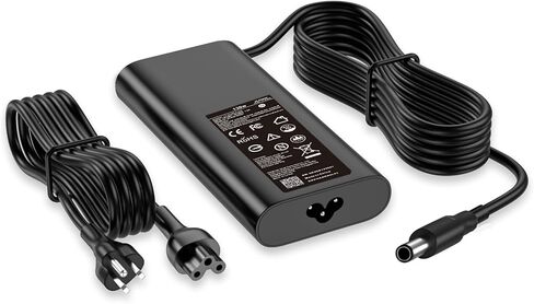 شاحن كمبيوتر محمول 130 وات 4.5 ملم متوافق مع Dell XPS 15 7590 9530 9550 9560 9570 متوافق مع الدقة M3800 M2800 5510 5520 5530 5540 HA130PM130 DA130PM130 سلك إمداد الطاقة للكمبيوتر المحمول in Kuwait