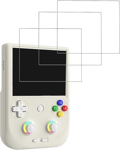[3 بارك] واقي شاشة لفيلم Anbernic RG406V/Anbernic RG405V 4 بوصة من الزجاج المقوى، واقي شاشة لـ RG406V/RG405V مضاد للخدش وحساس وصلابة 9H in Kuwait
