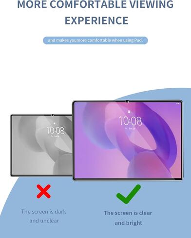 [عبوتان] واقي شاشة لجهاز Lenovo Idea Tab Pro Android Tablet 12.7 بوصة طبقة من الزجاج المقوى، واقي شاشة لجهاز Lenovo Idea Tab Pro 2025 مضاد للخدش وحساس وصلابة 9H in Saudi Arabia