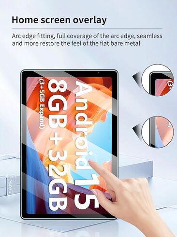 Screen Protector for NEWISION P7 Android 15 7 inch Tablet, Anti-Scratch 9H Hardness Touch Sensitive 2.5D Rounded Edges Bubble Free Easy to Install,2 Pack. in Saudi Arabia
