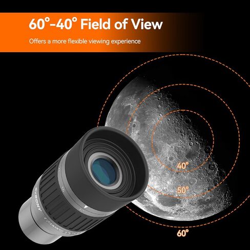 SVBONY SV135 Zoom Eyepiece 7-21mm 7 Element 4 Group Bundle with 1.25 inches 90 Degree Diagonal Barlow Lens 2X (3 Items) in Saudi Arabia