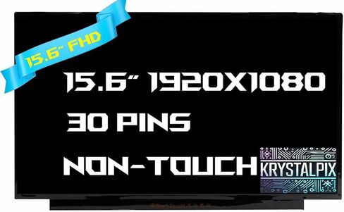 Replacement Panel for HKC MB156CN01-2 Ver 1.0 15.6" FHD 1920X1080 LCD LED Non-Touch Screen 30 pins Display by KrystalPix in Saudi Arabia